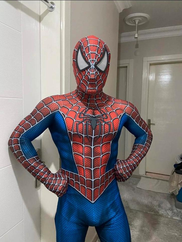 Spiderman Carnaval Kostuum - Meerdere maten, Kleding | Heren, Carnavalskleding en Feestkleding, Zo goed als nieuw, Kleding, Carnaval