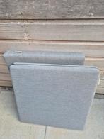 2 tuinkussen 58x58 cm kleur grijs, Ophalen of Verzenden, Gebruikt