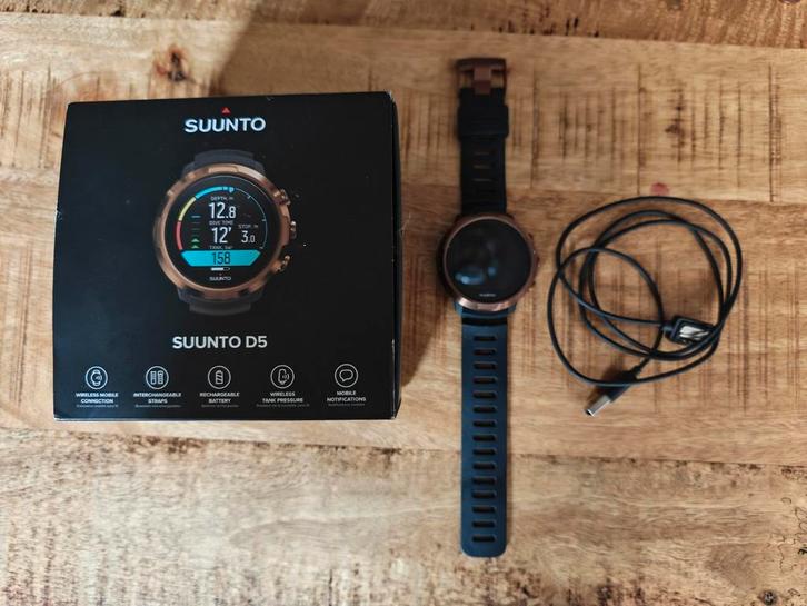 Suunto D5 Duikcomputer - Topconditie!, Watersport en Boten, Duiken, Zo goed als nieuw, Duikcomputer, Ophalen of Verzenden