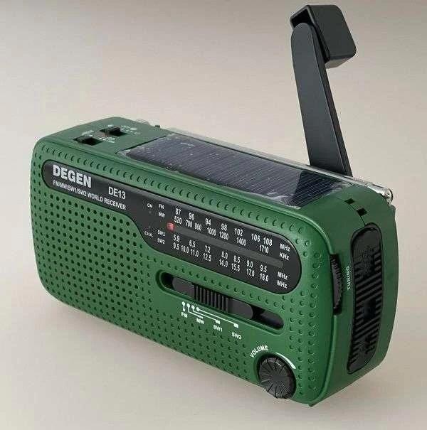 Degen DE13DSP Noodradio FM / MW / SW  DSP USB  Accu 1800 Mah, Audio, Tv en Foto, Radio's, Nieuw, Wereldontvanger, Verzenden