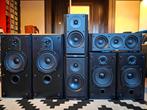 B&W DM302 €80, CC3 €40, DS2 €80, V201 €50 met speakerkabels, Ophalen, Gebruikt, 60 tot 120 watt, Bowers & Wilkins (B&W)