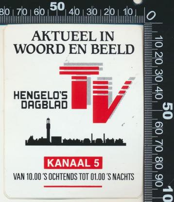 Sticker: Hengelos Dagblad TV (2) beschikbaar voor biedingen
