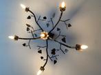 Lamp - taken met bladeren - smeedijzer -jaren 50/60, Ophalen, Gebruikt, Metaal, Art nouveau