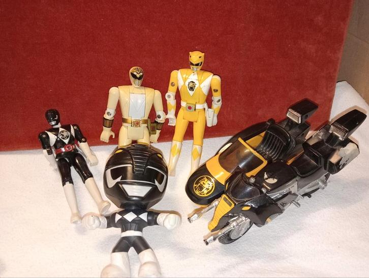 Mighty Morphin Power Rangers Figuren Set 2, Kinderen en Baby's, Speelgoed | Actiefiguren, Gebruikt, Ophalen of Verzenden
