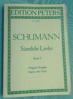 Schumann  -  Sämtliche Lieder  - Band !, Zang, Gebruikt, Klassiek, Ophalen of Verzenden