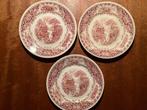 3 ontbijt borden Myott & Son Staffordshire Cambridge, Verzenden