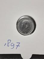10 cent 1897 Koningin Wilhelmina, Postzegels en Munten, Munten | Nederland, Zilver, Ophalen of Verzenden, 10 cent, Koningin Wilhelmina