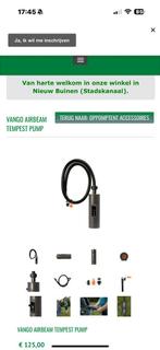 Electrische VANGO Tempest Pomp, Caravans en Kamperen, Tenten, Ophalen of Verzenden, Nieuw