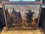 Willem Heijkoop Schilderij - Stadsgezicht, Antiek en Kunst, Kunst | Schilderijen | Klassiek, Ophalen