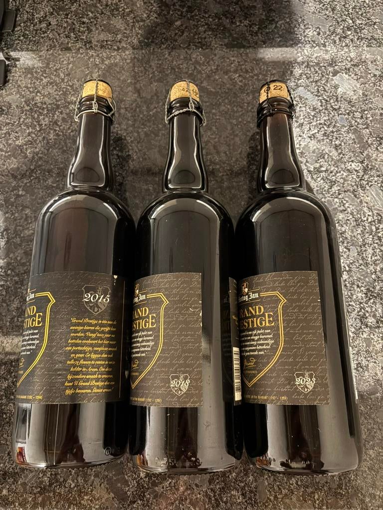 Hertog Jan Grand Prestige 2015, 2018 & 2023, Ophalen, Nieuw, Flesje(s), Hertog Jan