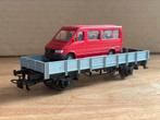 Märklin bakwagen met MB sprinter bus, Hobby en Vrije tijd, Modeltreinen | H0, Gebruikt, Gelijkstroom of Wisselstroom, Wagon, Ophalen of Verzenden