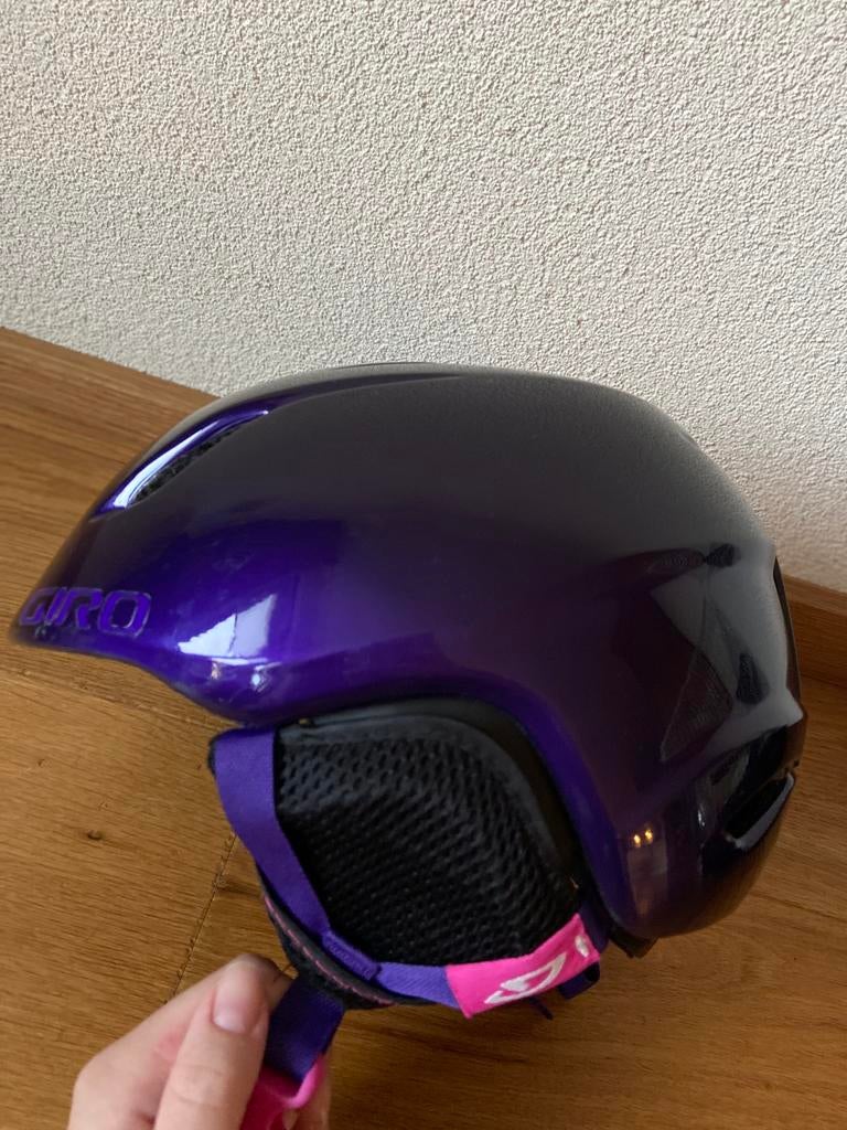 Giro skihelm meisje 52/55,5 cm, Overige typen, Zo goed als nieuw, Minder dan 100 cm, Ophalen