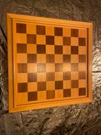 Houten spelbox met verschillende spellen, Ophalen, Zo goed als nieuw