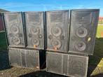 jbl srx set met versterkers in rack, Ophalen, JBL, Refurbished, 120 watt of meer