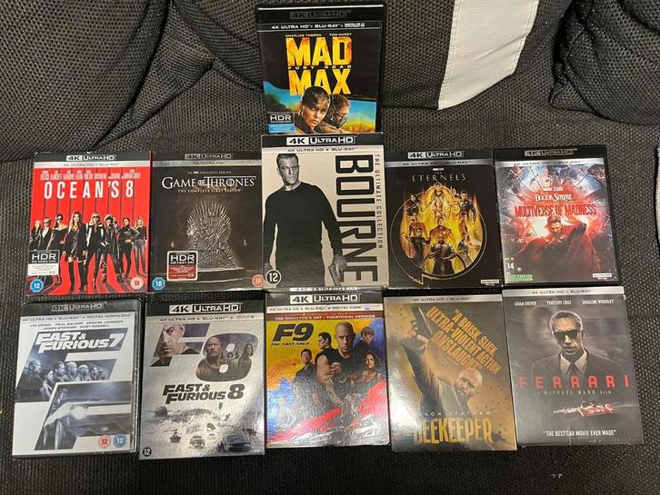 4K Ultra HD Blu-ray Collectie - Top Titels!, Cd's en Dvd's, Blu-ray, Zo goed als nieuw, Actie, Boxset, Ophalen of Verzenden