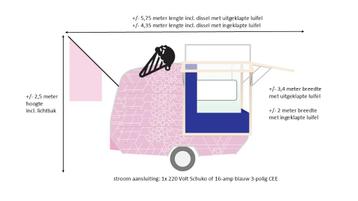 Hippe foodtruck verkoopwagen + evt. binnenstalling Aalsmeer beschikbaar voor biedingen