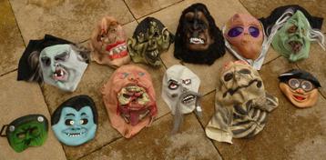 wees klaar voor   HALLOWEEN   hier nu ca 20 maskers te koop beschikbaar voor biedingen