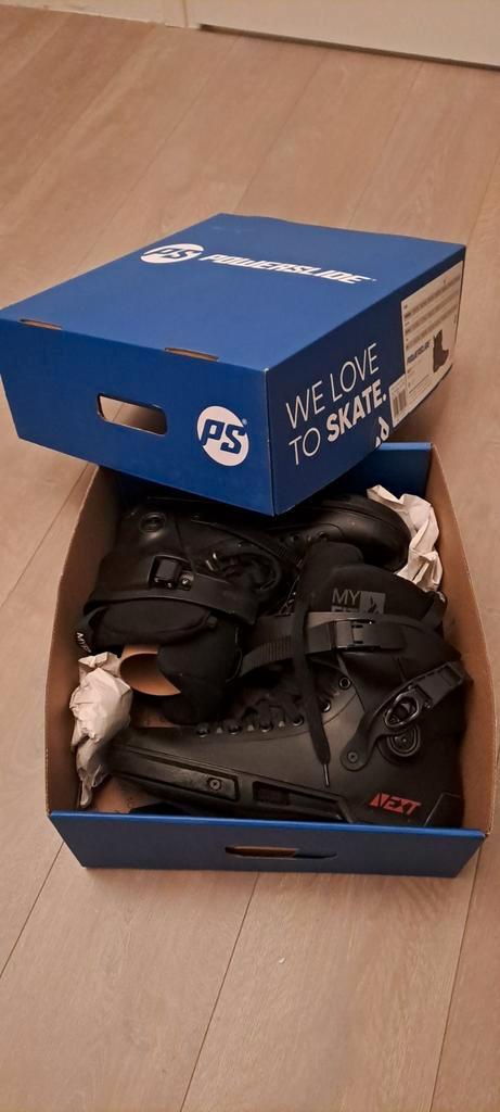 Powerslide NEXT skate schoenen, maat 46/47., Sport en Fitness, Skeelers, Zo goed als nieuw, Inline skates 4 wielen, Powerslide