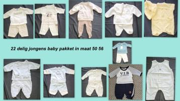 22 delig kleding bundel pakket Baby Jonge 50 / 56 broek trui beschikbaar voor biedingen