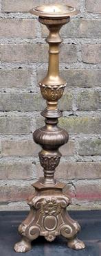 Kandelaar. Altaar kandelaar. Messing. 60 cm., Ophalen, Gebruikt, Overige kleuren, 50 tot 75 cm