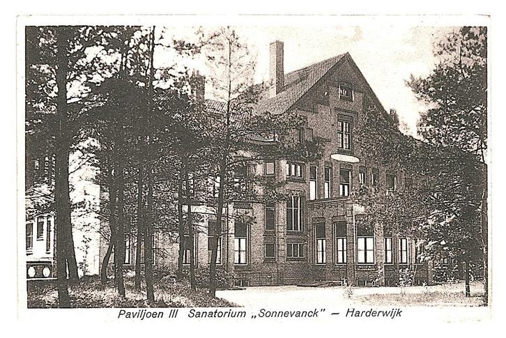 976602 Harderwijk 1935 Sanatorium Sonnevanck, Verzamelen, Ansichtkaarten | Nederland, Gelopen, Gelderland, 1920 tot 1940, Ophalen of Verzenden