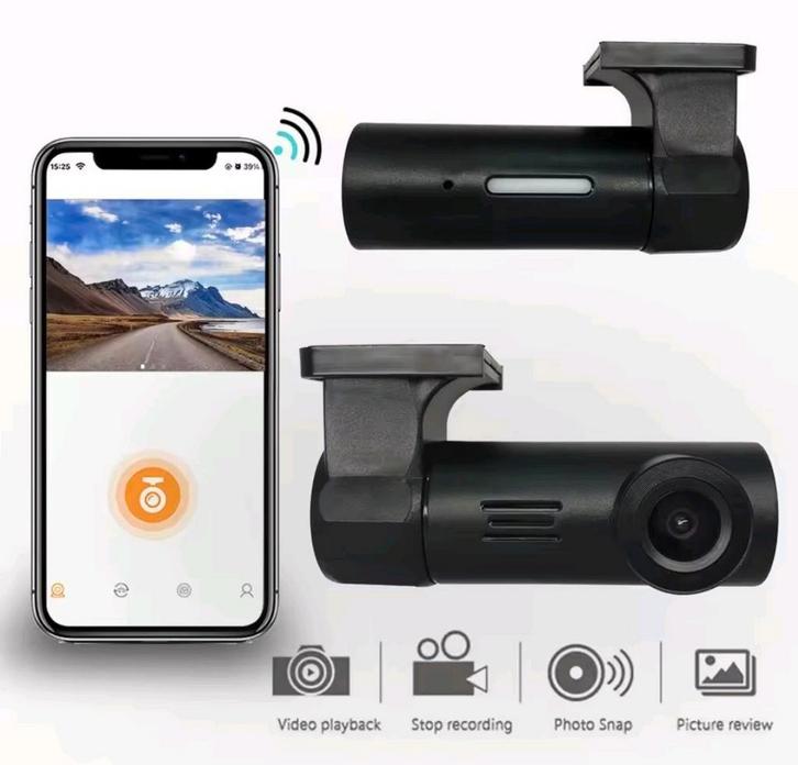 Auto Dashboard camera met wifi, Auto diversen, Dashcams, Nieuw, Ophalen