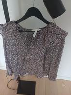 H&M bloemetjes blouse met kraagje S, Nieuw, H&M, Ophalen of Verzenden, Maat 36 (S)