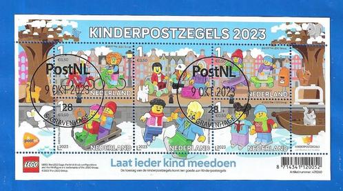 Kinderpostzegels 2023 (gestempeld postzegelvel), Postzegels en Munten, Postzegels | Nederland, Gestempeld, Na 1940, Verzenden