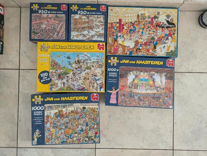 Jan van Haasteren puzzels 950/1000, Hobby en Vrije tijd, Denksport en Puzzels, Zo goed als nieuw, Legpuzzel, 500 t/m 1500 stukjes