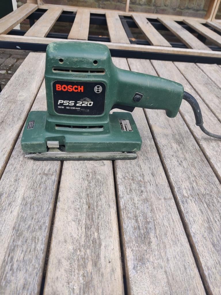 Bosch PSS 220 Vlakschuurmachine - Gebruikt, Ophalen, Gebruikt
