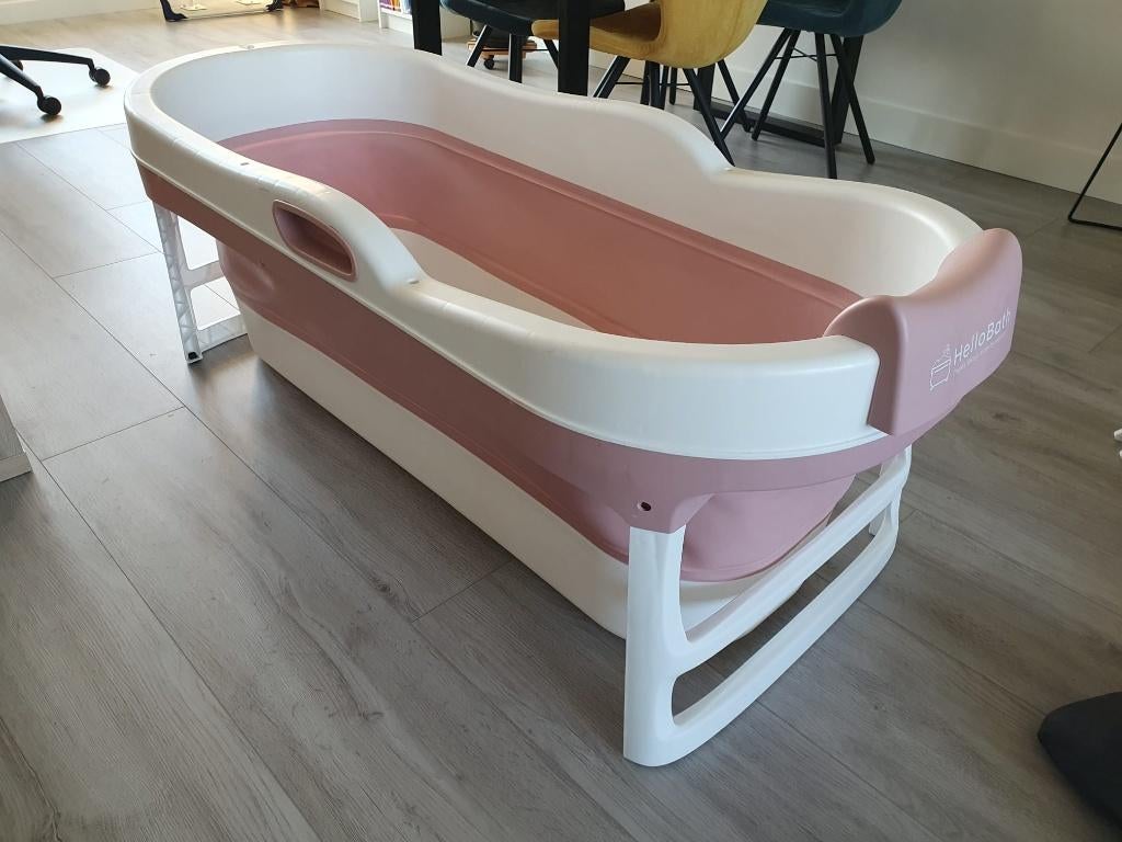 Opvouwbaar bad van HelloBath, Huis en Inrichting, Badkamer | Badkamermeubels, Ophalen, Gebruikt, 100 tot 150 cm, Overige typen