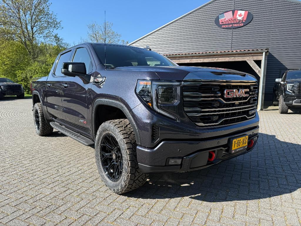 GMC Sierra AT4 6.2L V8 pick-up bedrijfswagen, Automaat, Zwart, Leder, Bedrijf