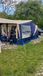 Trigano vouwwagen 4 ps plus luifel, Caravans en Kamperen, Vouwwagens, Ophalen, Trigano, Blauw, Aanwezig