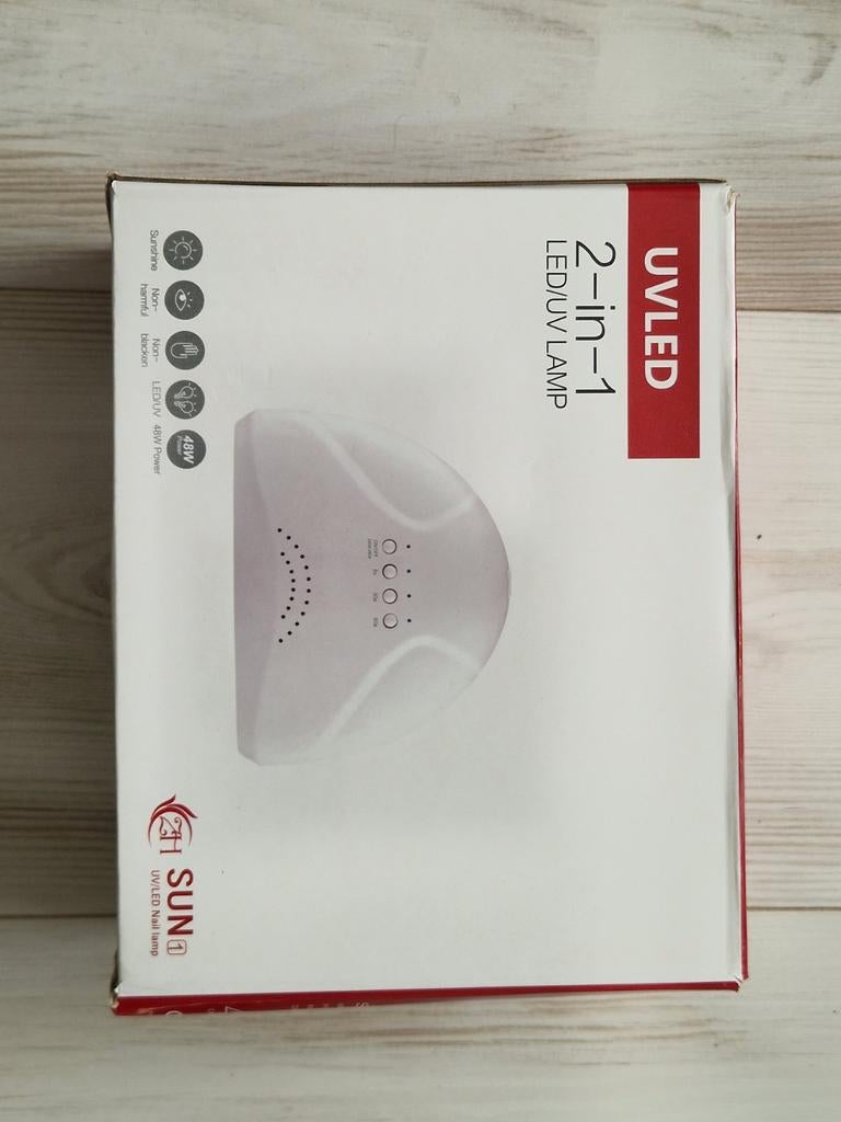GRATIS Sun 2-in-1 LED/UV lamp, Ophalen of Verzenden, Zo goed als nieuw, Wit, Handen en Nagels