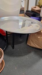 GRATIS OPHALEN - Bijzettafel met dienblad, Huis en Inrichting, Tafels | Salontafels, Ophalen, 50 tot 100 cm, Rond, 50 tot 100 cm