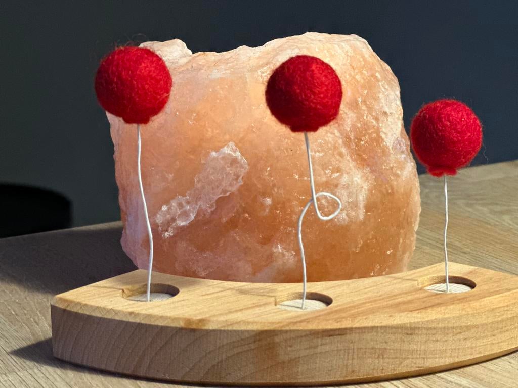 Ballon feest verjaardag slinger grimms jaarring wol vilt, Ophalen of Verzenden, Nieuw, Figuurtje(s), Wolvilt