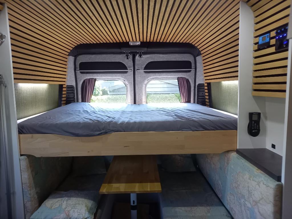 Te Koop Fiat Ducato camper L2H2 3.0 CNG, Chemisch toilet, Buscamper of Camperbus, Koelkast, Tot en met 2