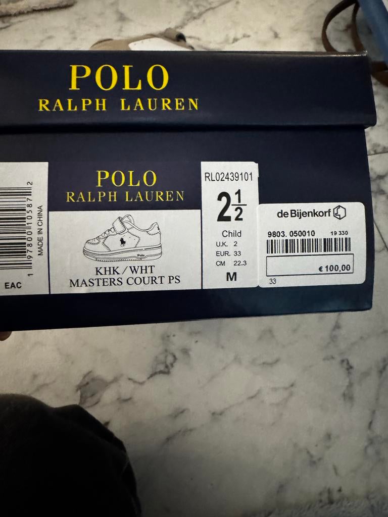 Polo Ralph Lauren Kinder Schoenen - Maat 33, Ophalen of Verzenden, Gebruikt, Jongen of Meisje, Schoenen