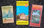Drie wegenkaarten Westfalen, Duitsland (BRD en DDR) en DDR, Gelezen, Ophalen of Verzenden, Landkaart, Duitsland