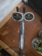 Dubbele Hertog Jan biertap met verlichting vintage, Ophalen of Verzenden, Gebruikt