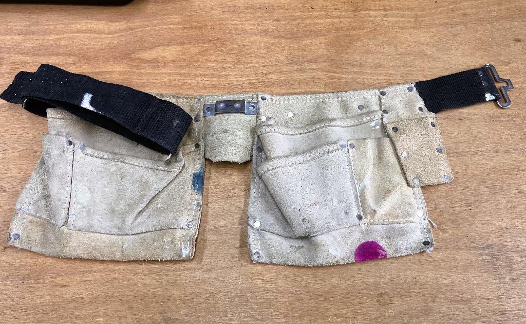 Lederen gereedschapsgordel gereedschapsriem, Doe-het-zelf en Verbouw, Gereedschap | Handgereedschap, Ophalen of Verzenden, Gebruikt