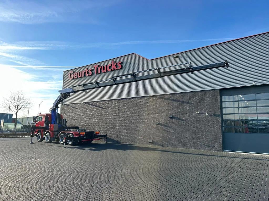 MAN TGS 35.480 BL 8X4 TREKKER-BAKWAGEN + FASSI 660 AXP 27+ L, Auto's, Vrachtwagens, Euro 5, 653 pk, MAN, Bedrijf