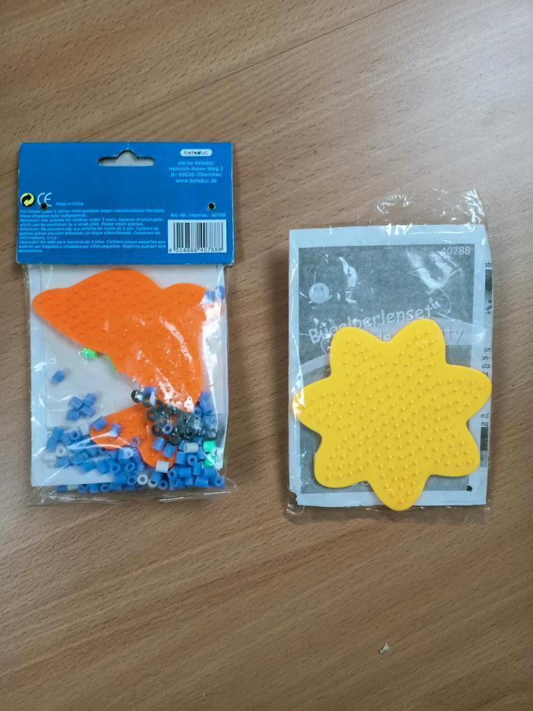 set strijkkralen dolfijn en ster / zeester, Kinderen en Baby's, Speelgoed | Educatief en Creatief, Ophalen, Zo goed als nieuw