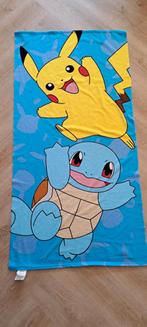 Pokémon Strandhanddoek - Pikachu & Squirtle, Huis en Inrichting, Ophalen, Nieuw, Blauw, Handdoek
