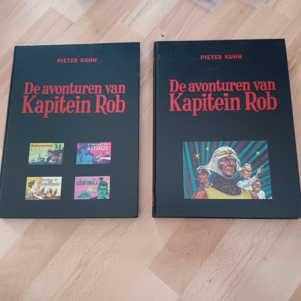 2 delen De avonturen van Kapitein Rob de volledige werken, Meerdere stripboeken, Ophalen of Verzenden, Zo goed als nieuw, Pieter Kuhn