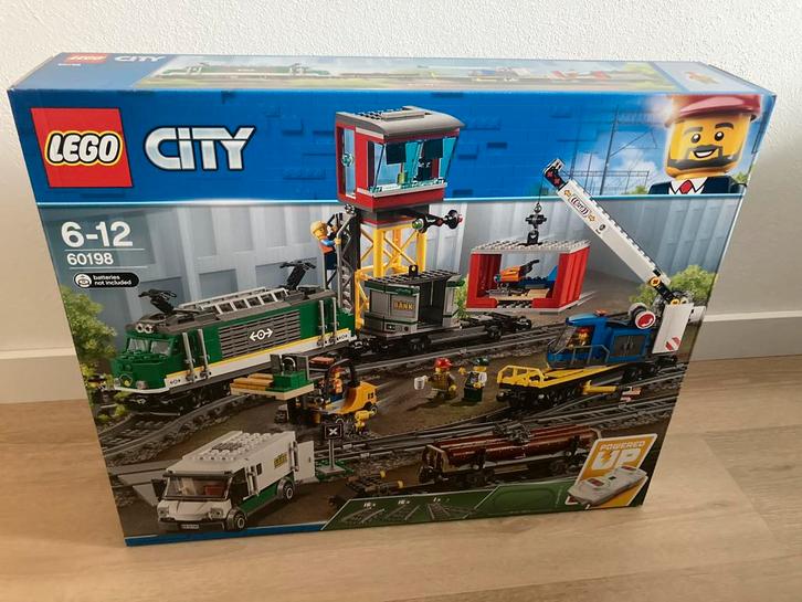 Lego 60198 goederentrein, Kinderen en Baby's, Speelgoed | Duplo en Lego, Nieuw, Lego, Complete set, Ophalen