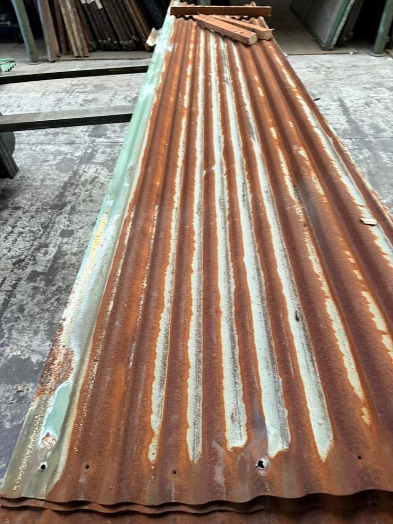 Golfplaten van metaal 0,86x4.30, Ophalen, Zwart, Zo goed als nieuw, 15 m² of meer