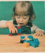 Retro reclame 1977 Lego Duplo kindje & vliegtuigje, Verzamelen, Verzenden, Overige typen