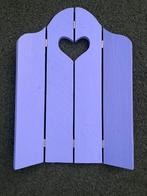 Leuk houten raamscherm lila, Ophalen, Zo goed als nieuw