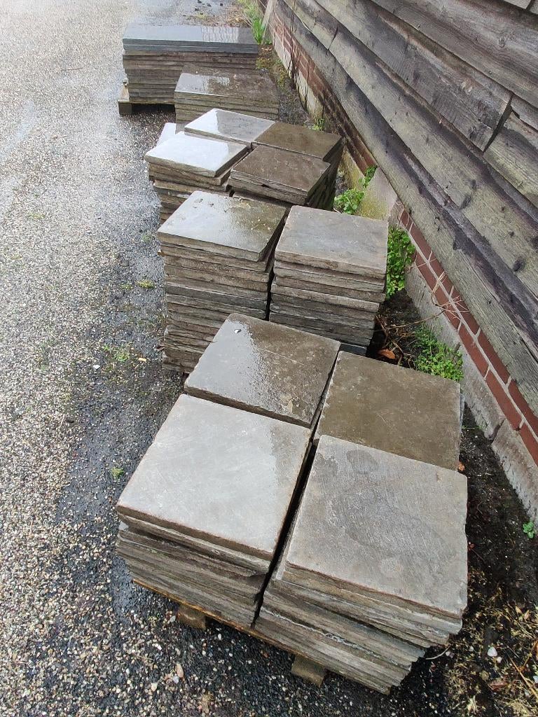 chinees hardsteen 3cm dik diverse maten, Tuin en Terras, Tegels en Klinkers, Ophalen, Gebruikt, Terrastegels, Natuursteen